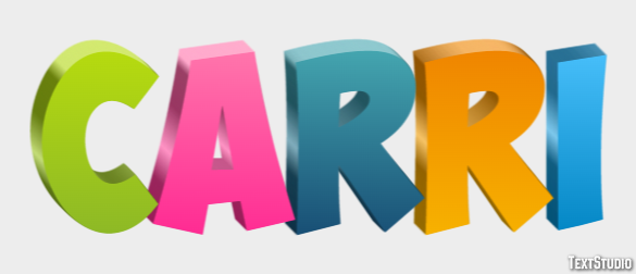 Carri Text effect