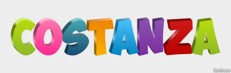 Costanza Effetto testo