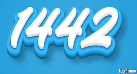 1442 Text Effect
