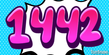 1442 Text Effect