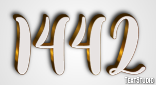 1442 Text Effect