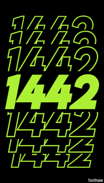 1442 Text Effect