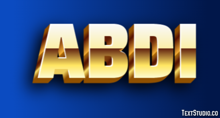 Abdi テキスト効果