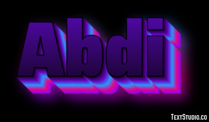 Abdi Efekt tekstowy
