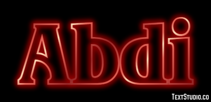Abdi Efekt tekstowy