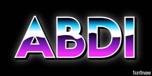 Abdi テキスト効果