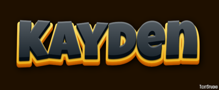Kayden Efecto de Texto