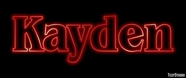 Kayden Efecto de Texto