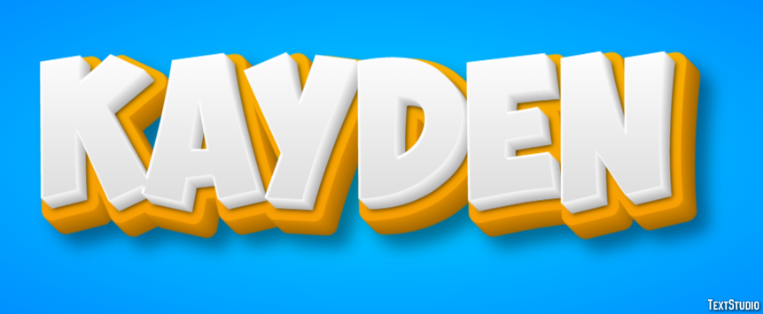 Kayden Efecto de Texto