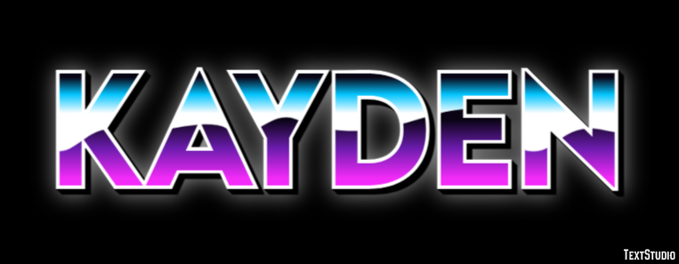 Kayden Efecto de Texto