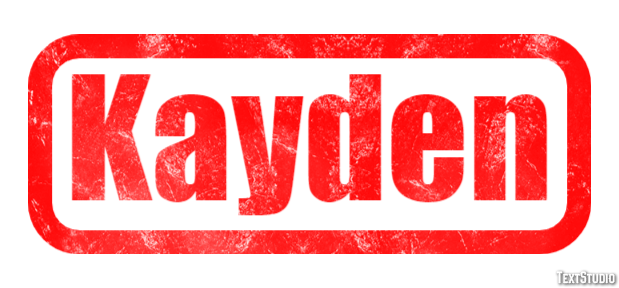 Kayden Effetto testo