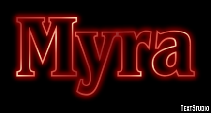 Myra Effet de texte