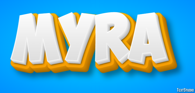 Myra Text Effect