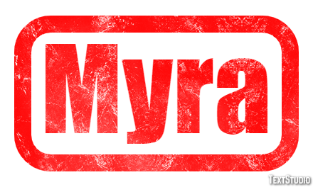 Myra Text Effect