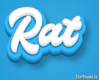Rat Эффект текста