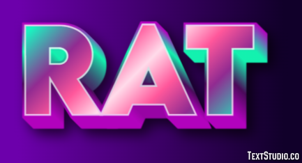 Rat Эффект текста