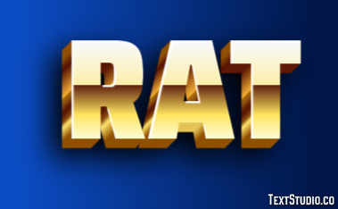 Rat Эффект текста