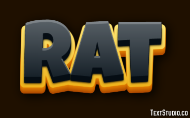 Rat Effet de texte