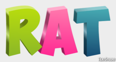 Rat Effet de texte