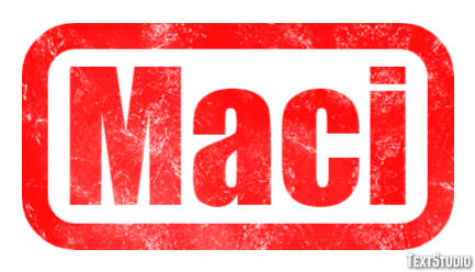 Maci Texteffekt