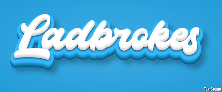 Ladbrokes Efeito de texto
