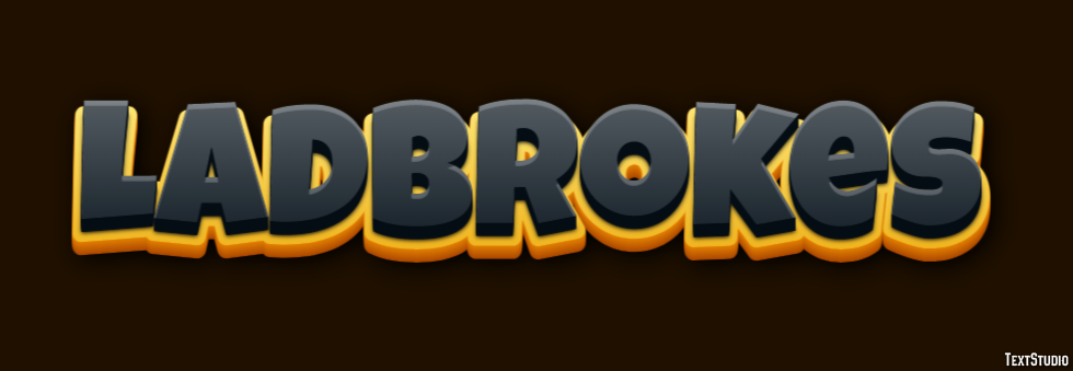 Ladbrokes Efeito de texto