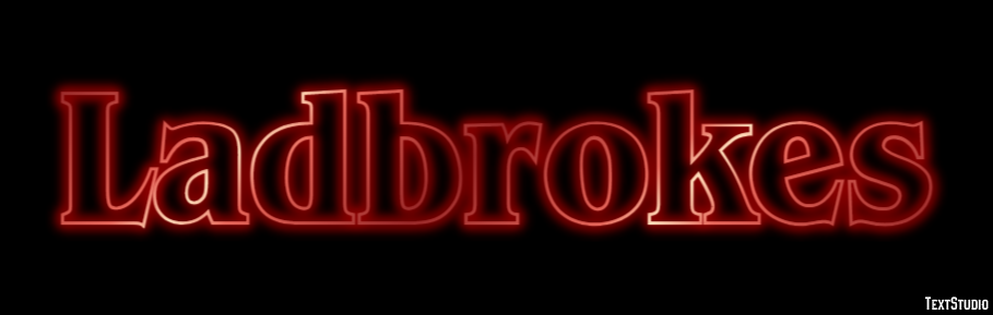 Ladbrokes Efeito de texto