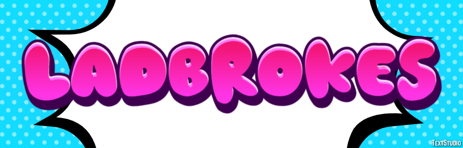 Ladbrokes Efeito de texto