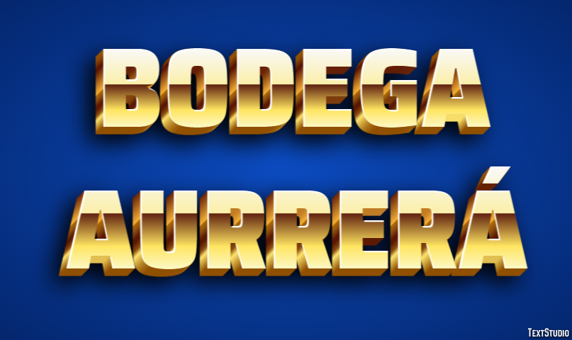 Bodega Aurrerá Text effect