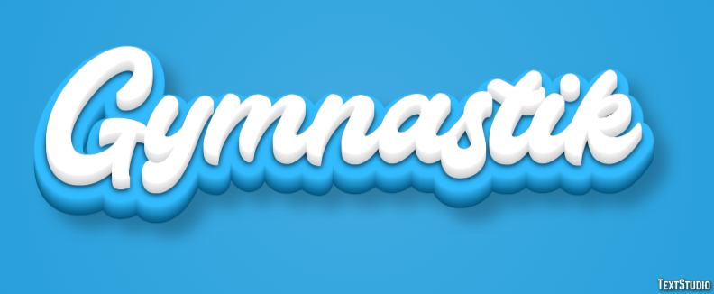 Gymnastik Texteffekt