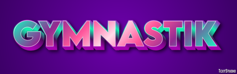 Gymnastik Efecto de texto