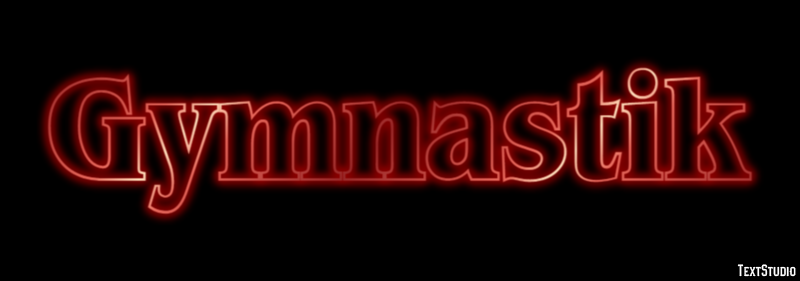 Gymnastik Efecto de texto