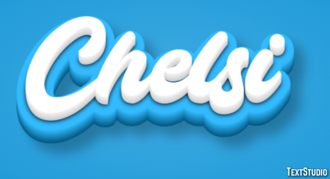 Chelsi Efecto de Texto