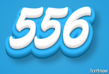 556 Text Effect