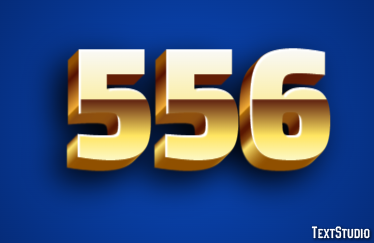 556 Text Effect