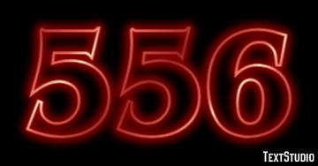 556 Text Effect