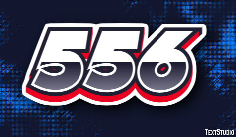556 Text Effect