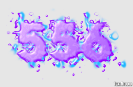 556 Text Effect