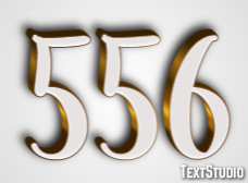 556 Text Effect