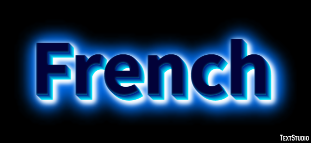 French Text Effect