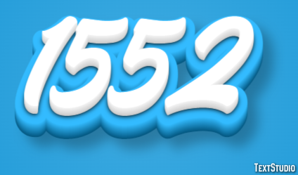 1552 Text Effect