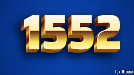 1552 Text Effect