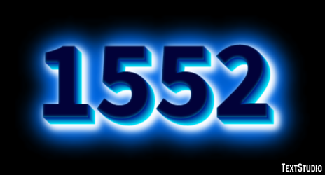 1552 Text Effect