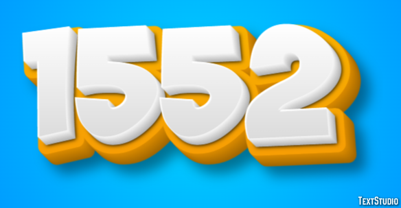 1552 Text Effect