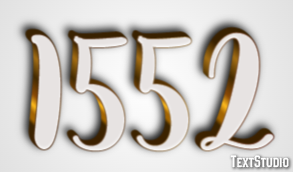 1552 Text effect