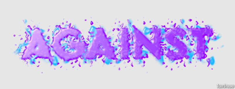 Against Text Effect