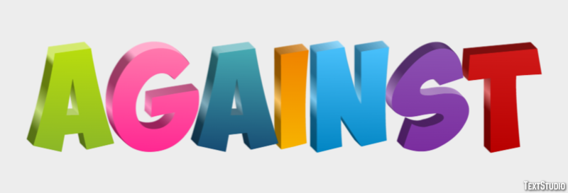 Against Text Effect