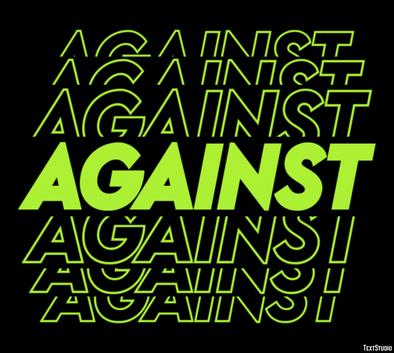 Against Text Effect