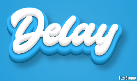Delay Text Effect