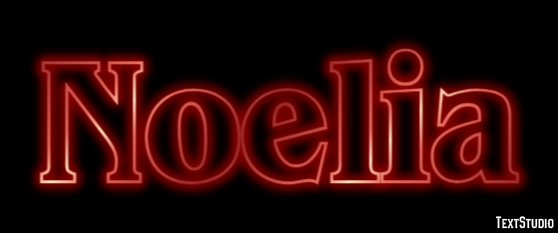 Noelia Efecto de Texto